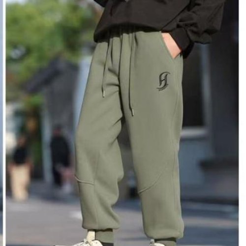 Штаны спорт Delfinka (116-140) 88180 khaki (зима) Delfinka 88180 khaki