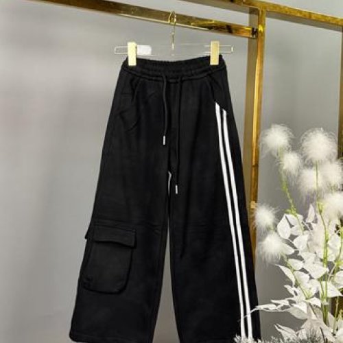 Штаны спорт Delfinka (130-170) C03 black (зима) Delfinka C03 black