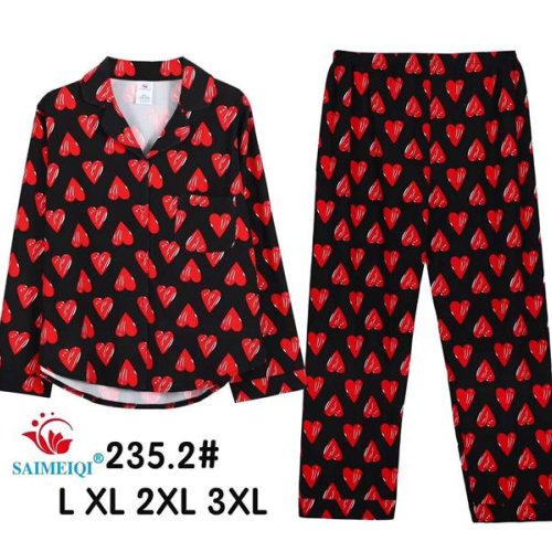 Пижама Estima (S-XL) 235-2 red (деми) Estima 235-2 red