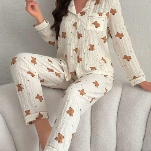 Пижама Estima (M-3XL) 70251 beige (деми) Estima 70251 beige