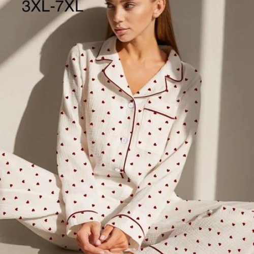 Пижама Estima (M-3XL) 70346 beige (деми) Estima 70346 beige