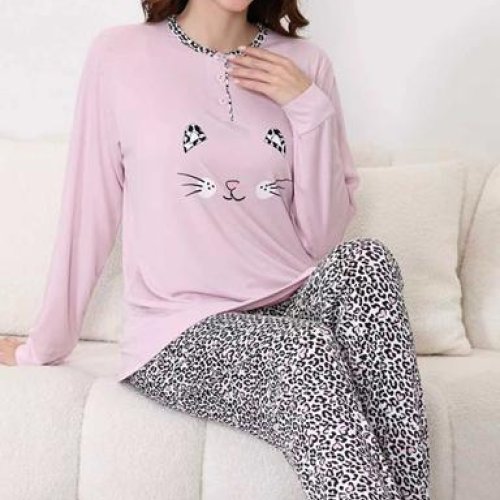 Пижама Estima (M-3XL) 70374 pink (деми) Estima 70374 pink