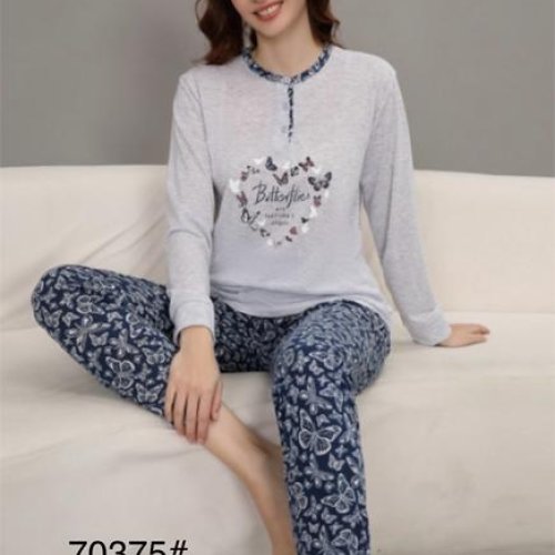 Пижама Estima (M-3XL) 70375 grey (деми) Estima 70375 grey