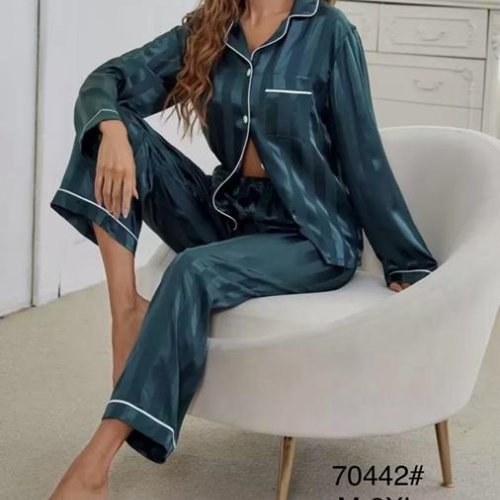 Пижама Estima (M-3XL) 70442 green (деми) Estima 70442 green