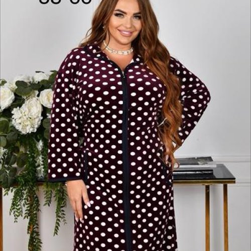 Халат Estima (58-66) 800-117 brown (деми) Estima 800-117 brown