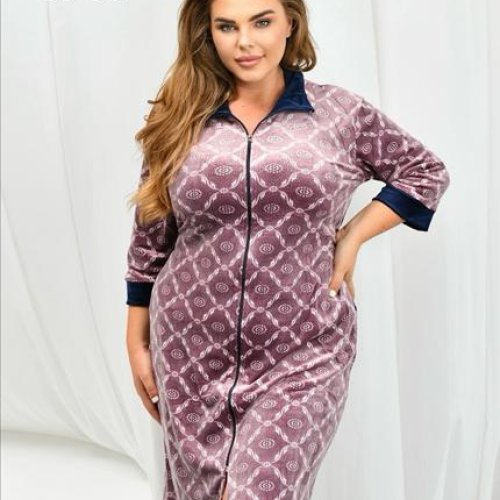 Халат Estima (58-66) 901-105 pink (деми) Estima 901-105 pink