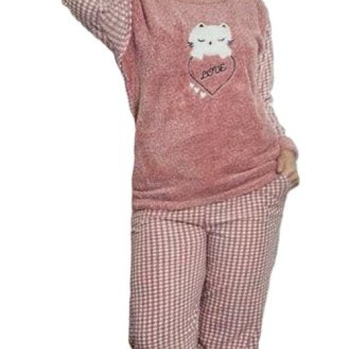 Пижама Estima (XL-4XL) E13 peach (зима) Estima E13 peach