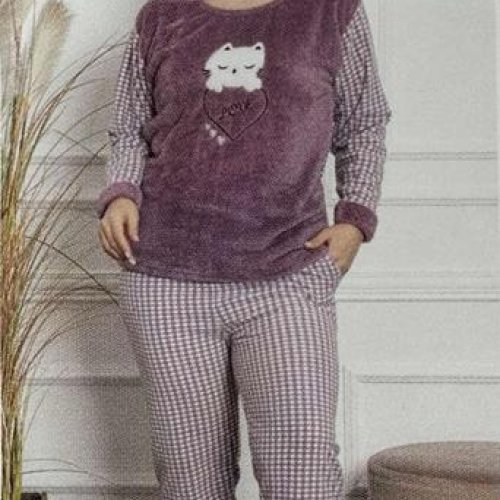 Пижама Estima (XL-4XL) E14  violet (зима) Estima E14  violet