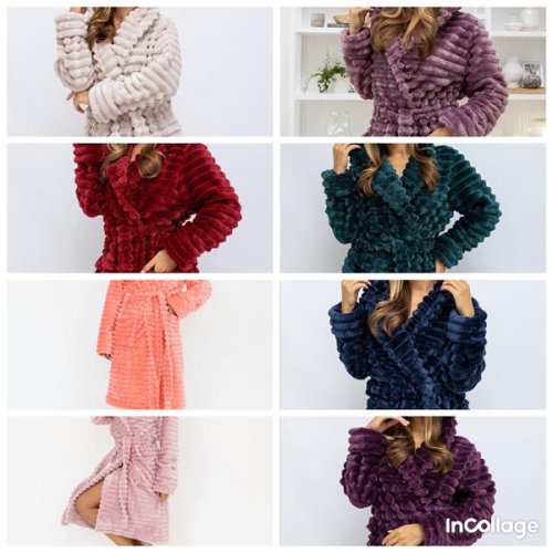 Халат Estima (M-2XL) E27 purple (зима) Estima E27 purple