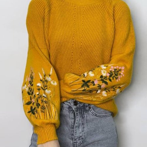 Свитер Kosta (42-48) 5616 yellow (зима) Kosta 5616 yellow