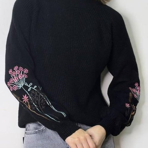 Свитер Kosta (42-48) 5619 black (зима) Kosta 5619 black