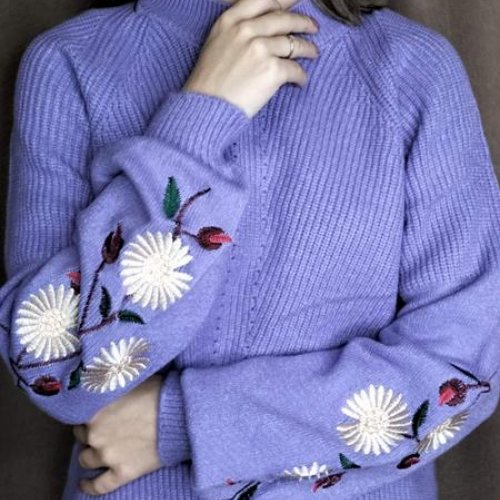 Свитер Kosta (42-48) 5807 lilac (зима) Kosta 5807 lilac