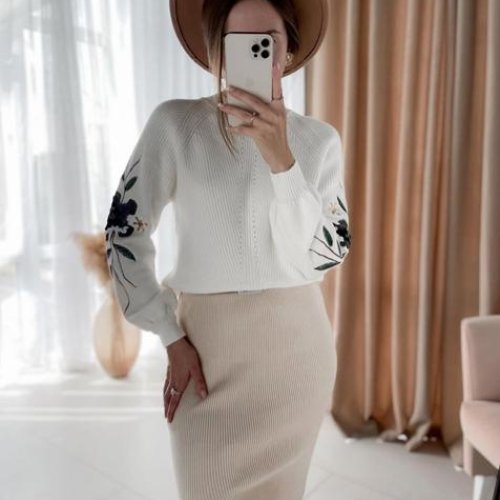 Свитер Kosta (42-48) 5808 white (зима) Kosta 5808 white