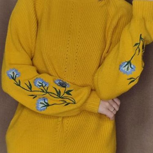 Свитер Kosta (42-48) 5809 yellow (зима) Kosta 5809 yellow