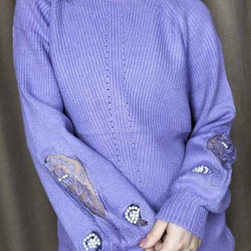 Свитер Kosta (42-48) 7176 lilac (зима) Kosta 7176 lilac