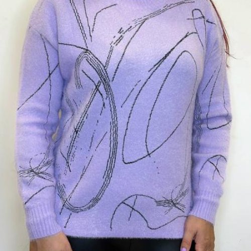Свитер Kosta (42-46) 5976 lilac (зима) Kosta 5976 lilac