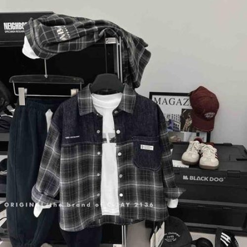 Рубашка Safi (120-160) 2136 grey (зима) Safi 2136 grey