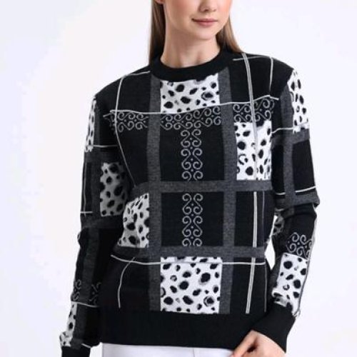 Свитер Julia (48-52) 2223 grey (зима) Julia 2223 grey