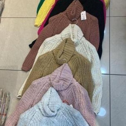 Свитер Julia (one size) JL229 brown (зима) Julia JL229 brown