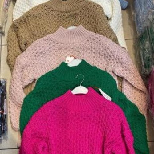 Свитер Julia (one size) JL279 green (зима) Julia JL279 green