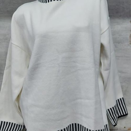 Свитер Julia (one size) JL476 white (зима) Julia JL476 white