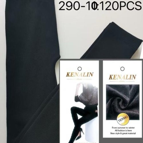 Лосины Kenalin (2XL-6XL) 290-10 black (зима) Kenalin 290-10 black