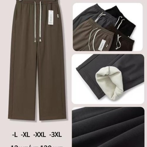 Штаны спорт Kenalin (L-3XL) 8815 d.grey (зима) Kenalin 8815 d.grey