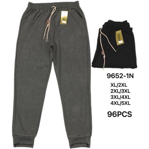 Штаны спорт Kenalin (XL-5XL) 9653-1N grey (деми) Kenalin 9653-1N grey