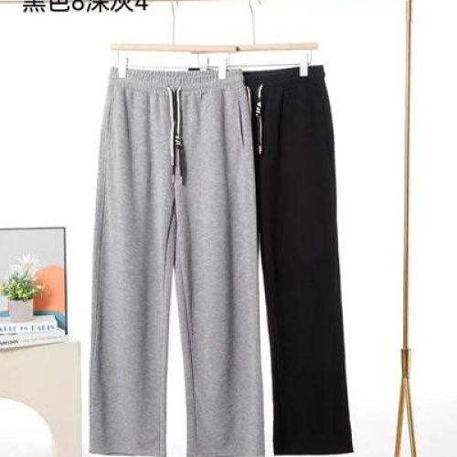 Штаны спорт Kenalin (2XL-6XL) 9756-2 grey (деми) Kenalin 9756-2 grey