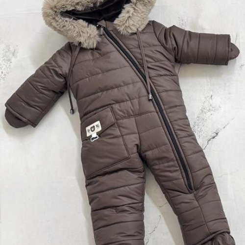 Комбинезон Moda school (68-80) 8462 brown (зима) Moda school 8462 brown