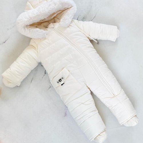 Комбинезон Moda school (68-80) 8462 white (зима) Moda school 8462 white