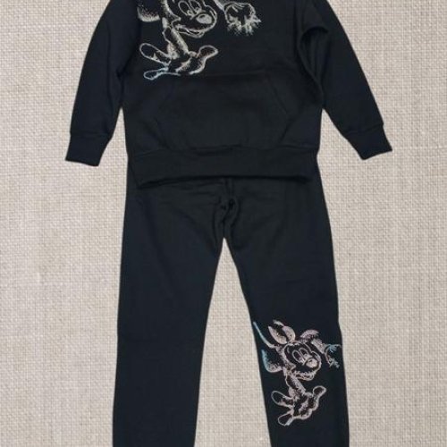 Костюм спорт Julia (52-54) JL629 black (зима) Julia JL629 black