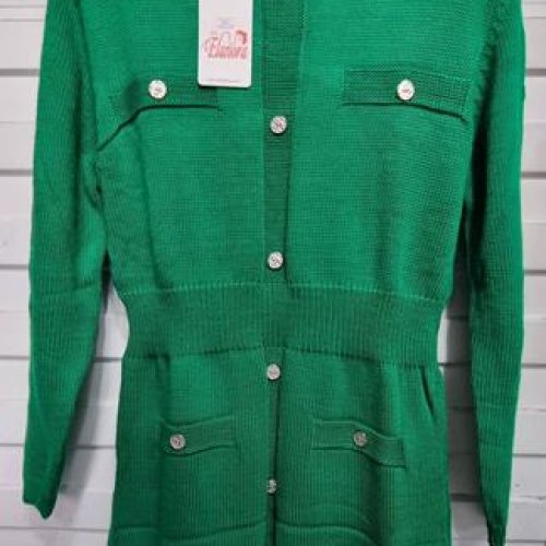 Платье Julia (48-52) JL644 green (зима) Julia JL644 green