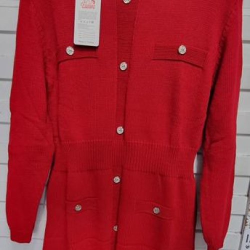 Платье Julia (48-52) JL645 red (зима) Julia JL645 red