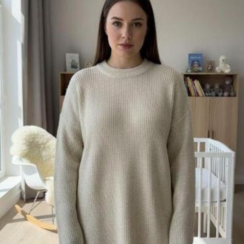 Свитер Julia (48-52) JL723 d.beige (зима) Julia JL723 d.beige