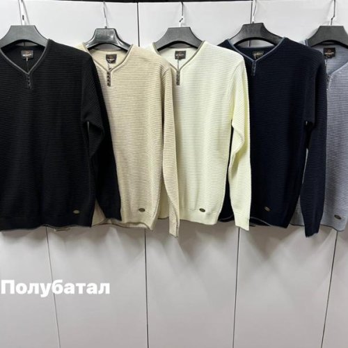 Свитер Navas (L-2XL) NW811 grey (зима) Navas NW811 grey