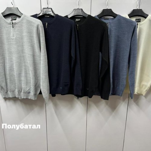 Свитер Navas (L-2XL) NW833 d.grey (зима) Navas NW833 d.grey
