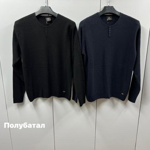 Свитер Navas (L-2XL) NW835 black (зима) Navas NW835 black