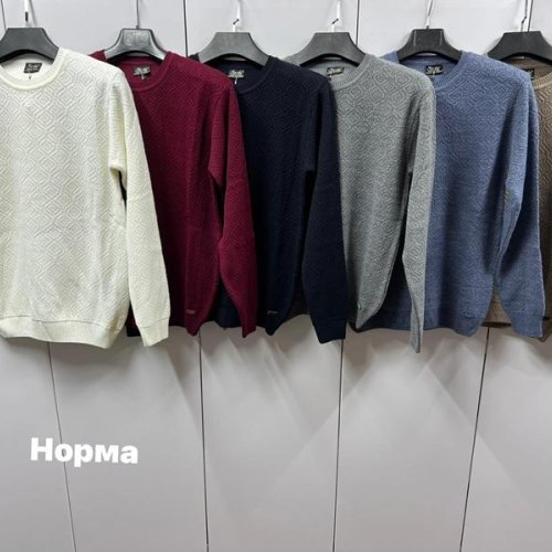 Свитер Navas (L-2XL) NW845 wine (зима) Navas NW845 wine