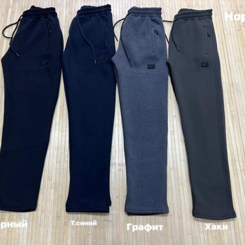 Штаны спорт Navas (M-2XL) NW895 navy (зима) Navas NW895 navy