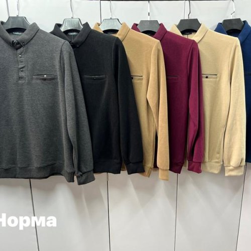 Свитер Navas (L-3XL) 1726 black (деми) Navas 1726 black