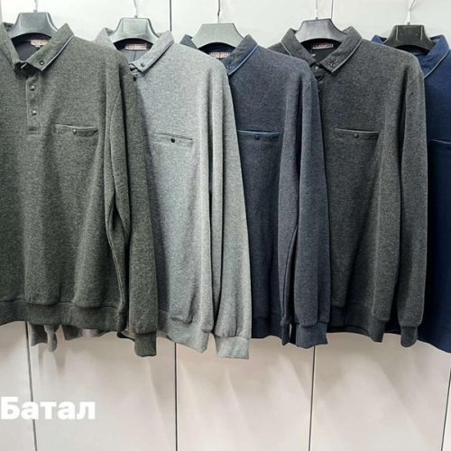 Свитер Navas (4XL-7XL) 2724 l.grey (деми) Navas 2724 l.grey