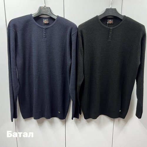 Свитер Navas (3XL-5XL) 71115-1 navy (зима) Navas 71115-1 navy