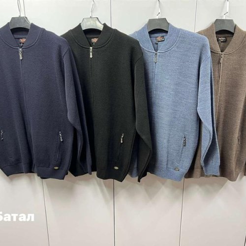 Кофта Navas (3XL-5XL) NW407 navy (зима) Navas NW407 navy