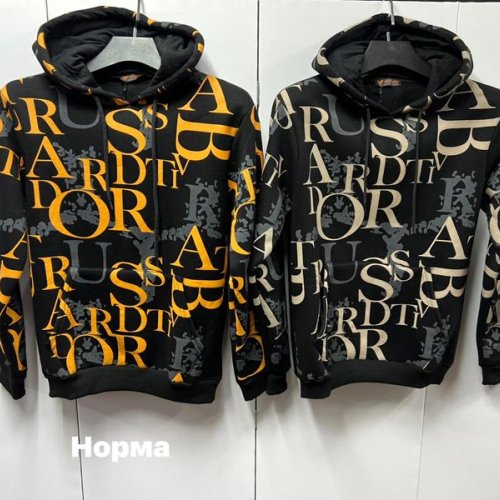 Худи Navas (S-2XL) NW426 black-orange (зима) Navas NW426 black-orange