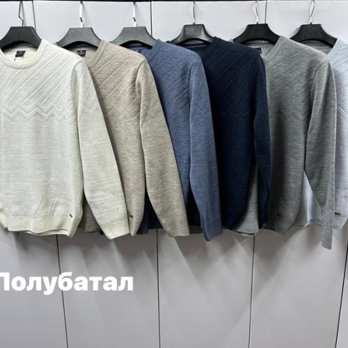 Свитер Navas (L-2XL) NW482 d.grey (зима) Navas NW482 d.grey