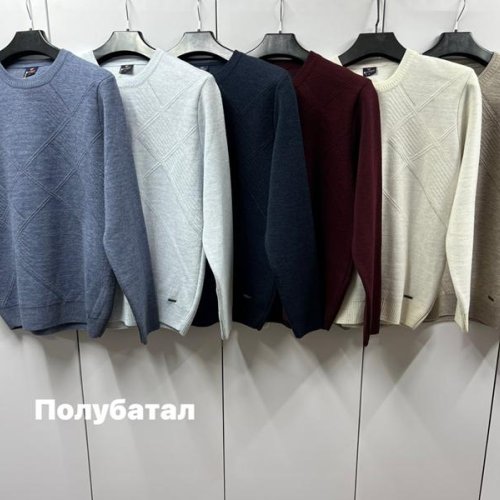 Свитер Navas (L-2XL) NW501 d.grey (зима) Navas NW501 d.grey