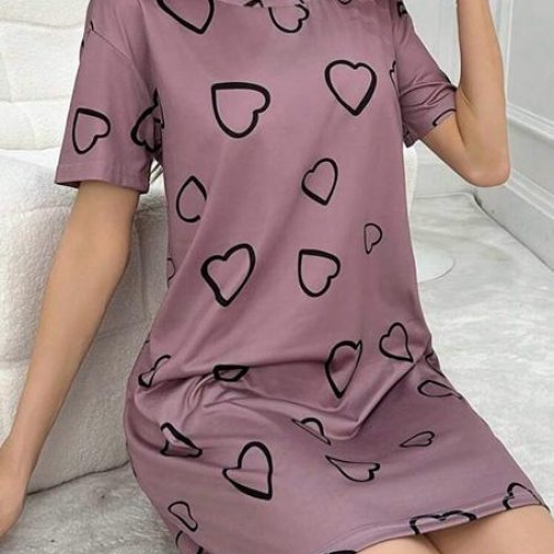 Ночнушка Estima (2XL-4XL) 607-1 violet (деми) Estima 607-1 violet