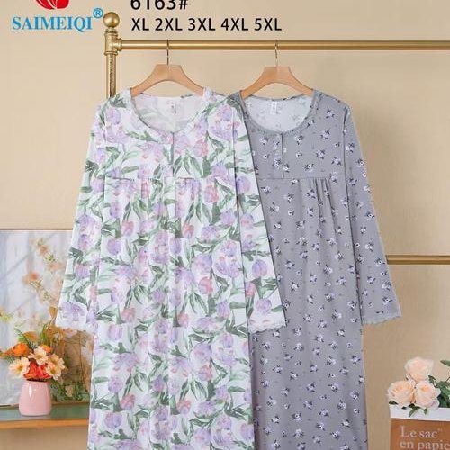 Ночнушка Estima (XL-5XL) 6163 grey (зима) Estima 6163 grey