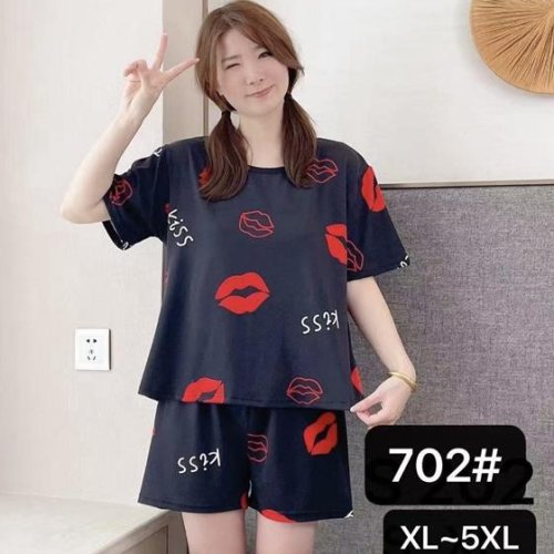 Пижама Estima (XL-5XL) 702 navy (деми) Estima 702 navy